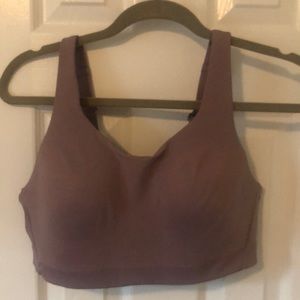 Athleta Dusty Lilac Sports Bra 36D